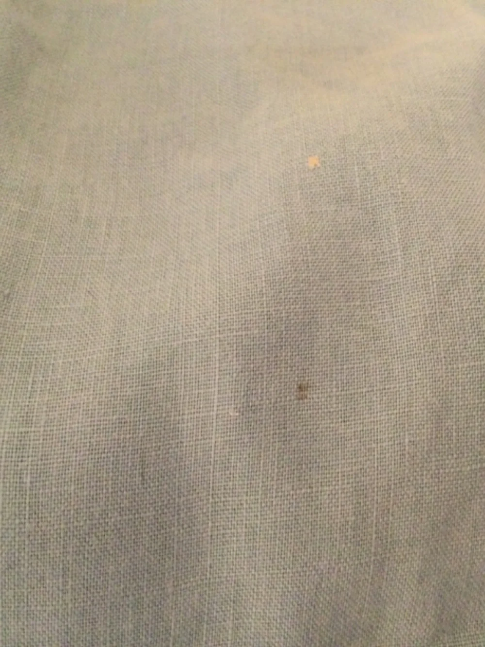 2 Pottery Barn Blue Linen Pillow Covers preowned 18” square